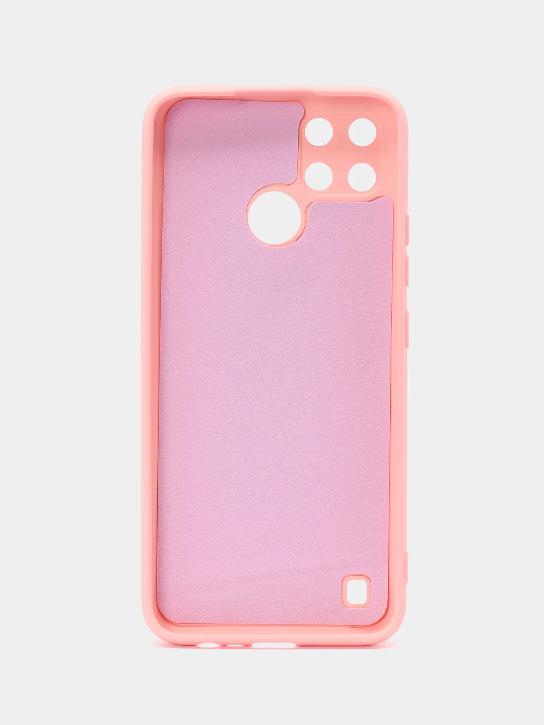 Розовый чехол силиконовый для Realme C21Y, Realme C25Y Реалми С21У / С25У Silicone Cover