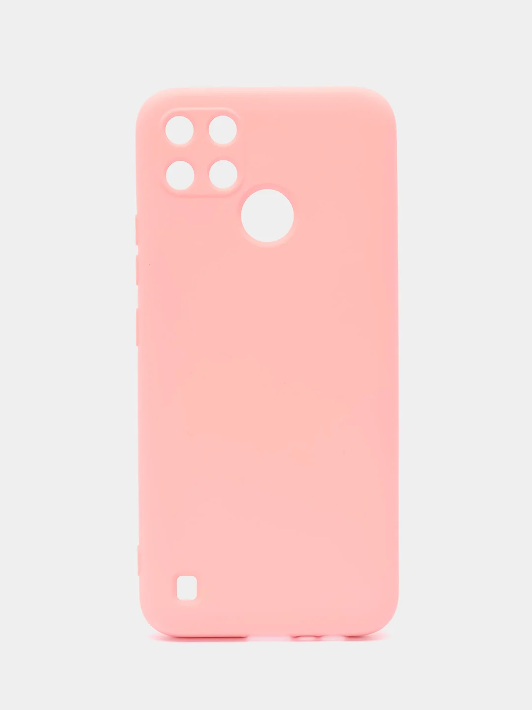 Розовый чехол силиконовый для Realme C21Y, Realme C25Y Реалми С21У / С25У Silicone Cover