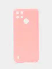 Розовый чехол силиконовый для Realme C21Y, Realme C25Y Реалми С21У / С25У Silicone Cover