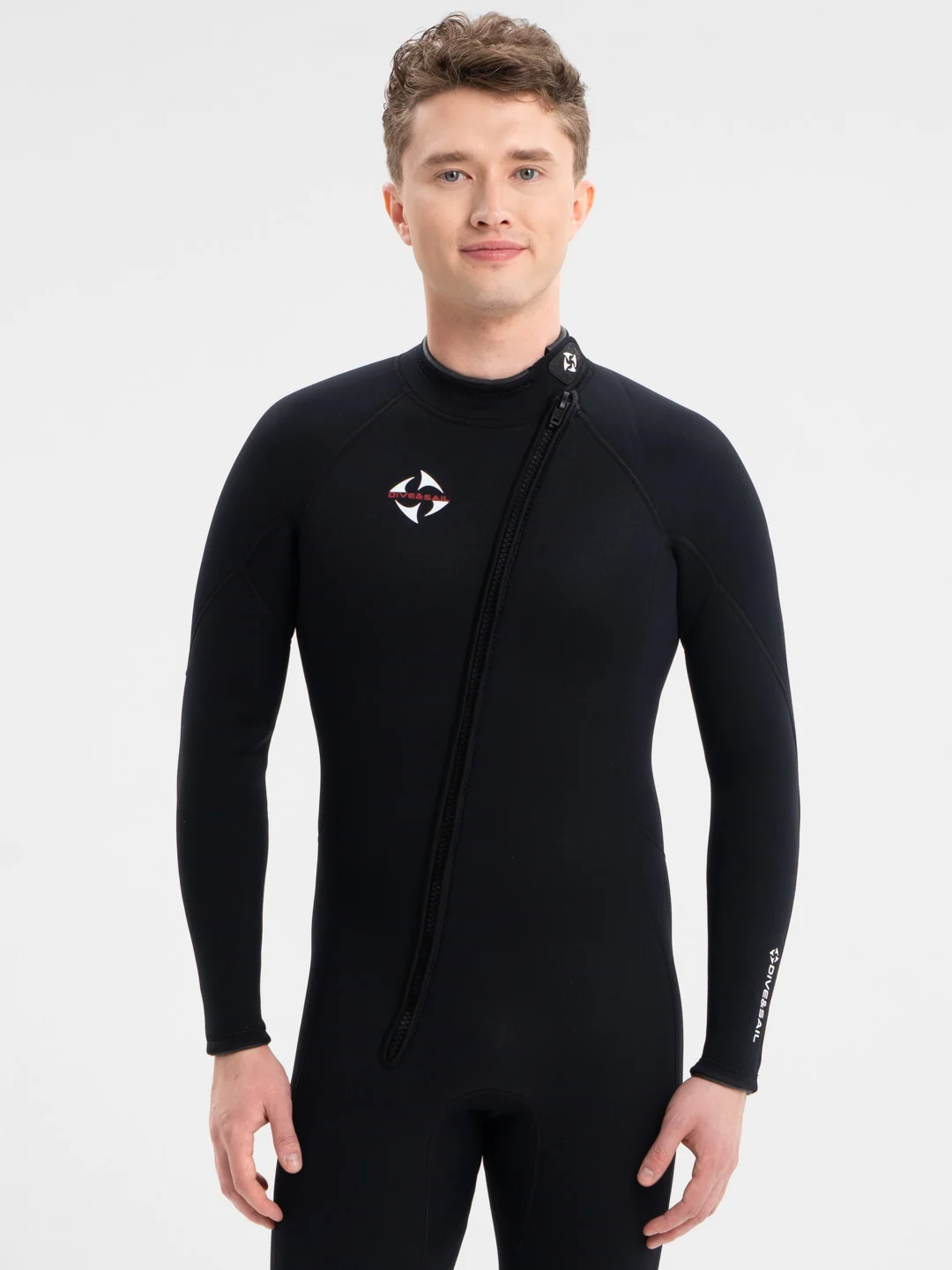 Белый гидрокостюм DIVE&SAIL, цельный гидрокостюм 3 мм