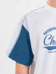 Белый футболка с принтом "Чемпион" Champion