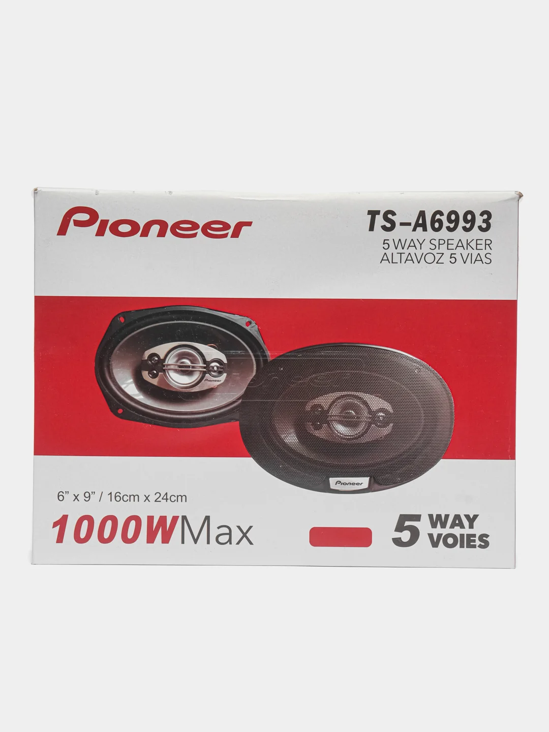 Автомобильные колонки Pioneer TS-A6993, 600 Вт, 16 х 24 см, 2 штуки, овалы, 6 х 9
