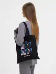 Черный сумка - шоппер, K-POP,  группы Blackpink