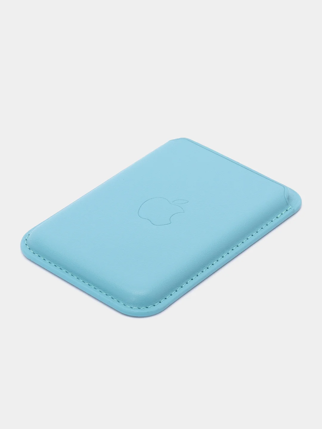 Рыжий кошелёк для карт на магните MagSafe Leather Wallet