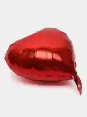 Красный фольгированный шар "Сердце" 50 см