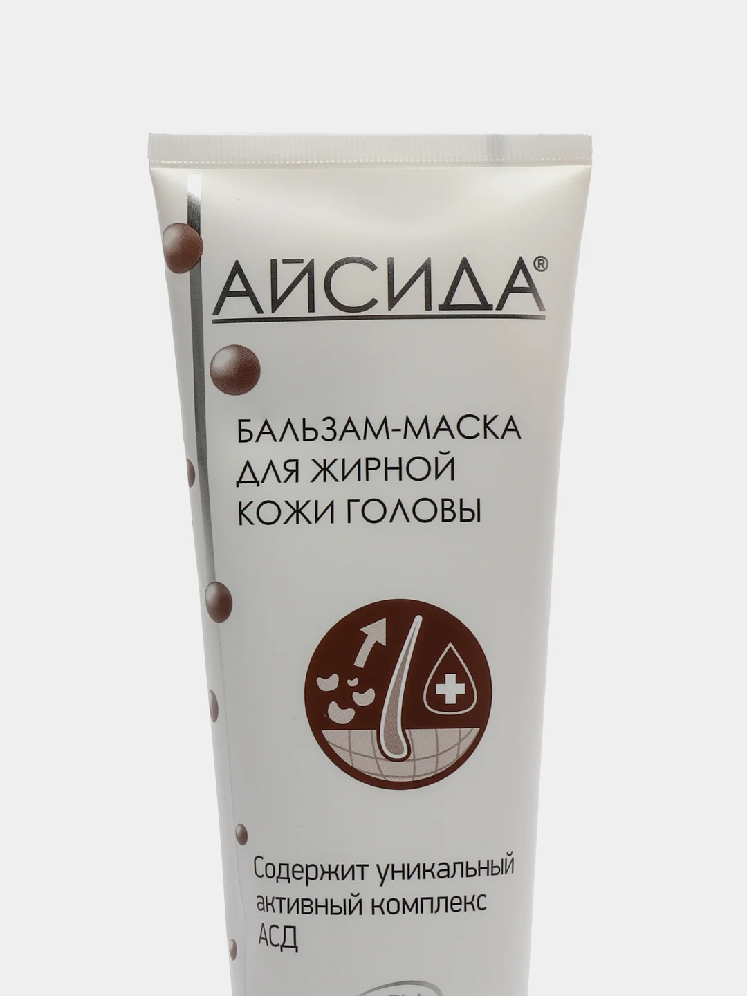 Айсида" Бальзам-маска для жирной кожи головы с АСД, от выпадения волос, 250 мл