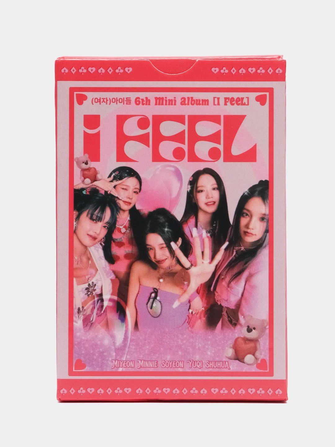 Карточки K-pop группы "G-IDLE" альбом "I Feel", 55 штук
