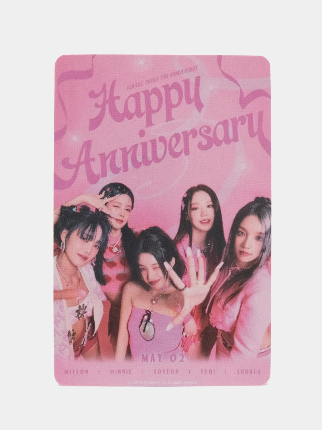 Карточки K-pop группы "G-IDLE" альбом "I Feel", 55 штук