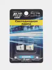 Светодиодные лампы T10 T111 /белый/ (W2.1x9.5D) 4SMD 2835 12V W5W, блистер, 2 шт