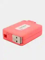 Розовый сматываемый кабель Universal Max, 2,4 A