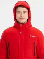 Красный куртка мужская, подростковая, зимняя, весна-осень утепленная