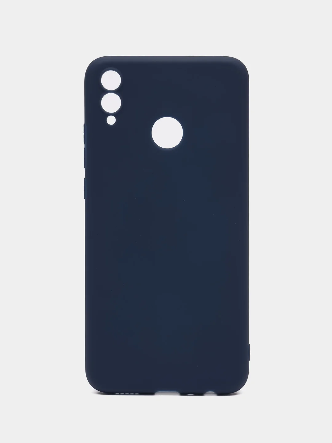 Синий чехол Huawei Honor 8X силиконовый цветной матовый (Хуавей Хонор 8Х)