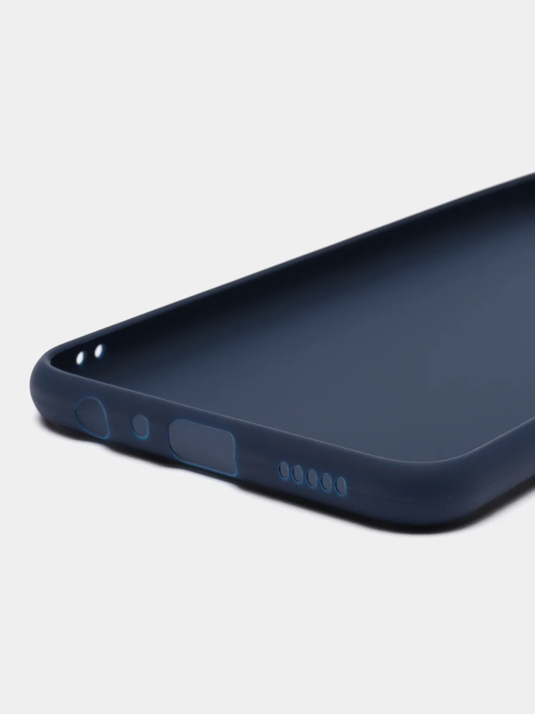 Синий чехол Huawei Honor 8X силиконовый цветной матовый (Хуавей Хонор 8Х)