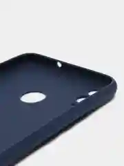 Синий чехол Huawei Honor 8X силиконовый цветной матовый (Хуавей Хонор 8Х)