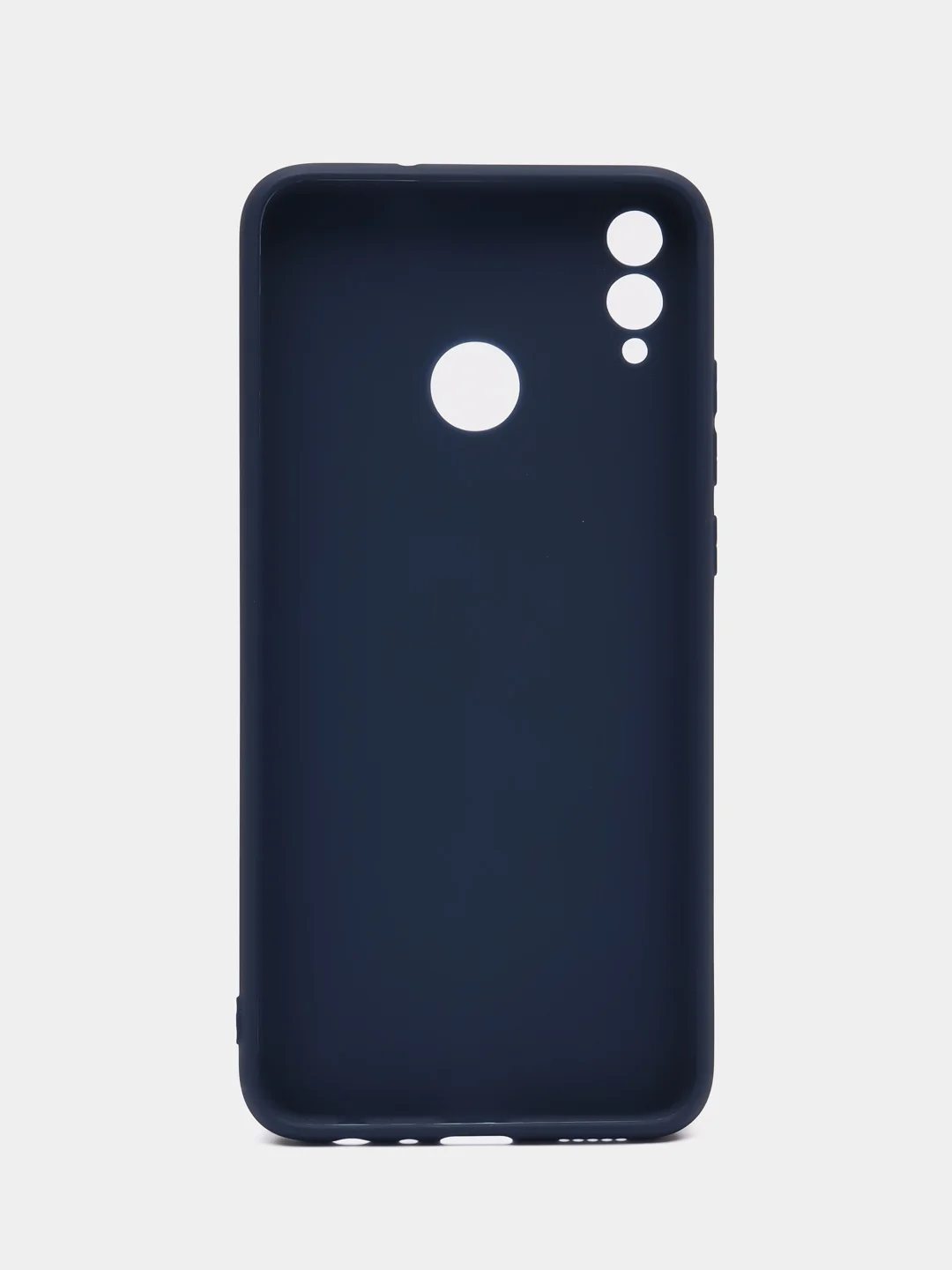 Синий чехол Huawei Honor 8X силиконовый цветной матовый (Хуавей Хонор 8Х)