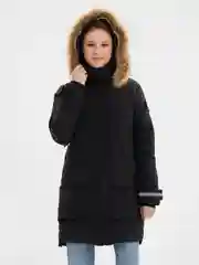 Черный куртка парка