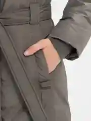 Приглушённый хаки куртка женская