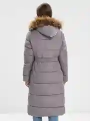 Серый меланж куртка зима