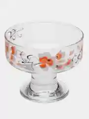 Оранжевый креманка "Сакура" ваза для мороженого,десертов,конфет