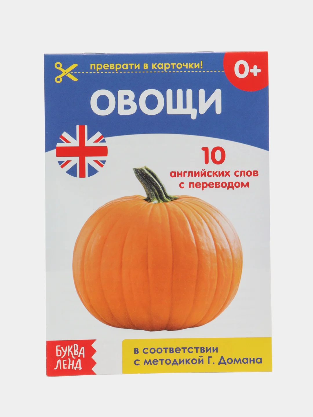 Коралловый меланж развивающие карточки по методике Домана, на английском языке