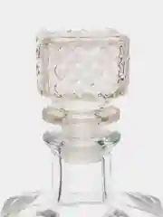 Белый графин с пробкой, штоф (бутылка) для напитков 0,5л стекло