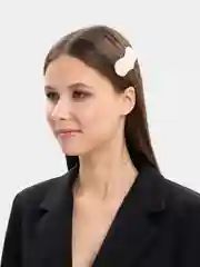 Золотой жемчужная заколка для волос, хлопушка, клик-клак