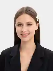 Белый жемчужная заколка для волос, зажим