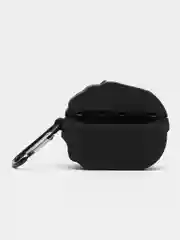 Черный чехол для беспроводных наушников AirPods Pro 2 / AirPods Pro (Аирподс), силиконовый