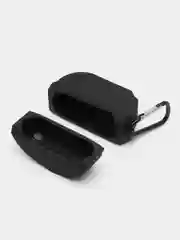 Черный чехол для беспроводных наушников AirPods Pro 2 / AirPods Pro (Аирподс), силиконовый