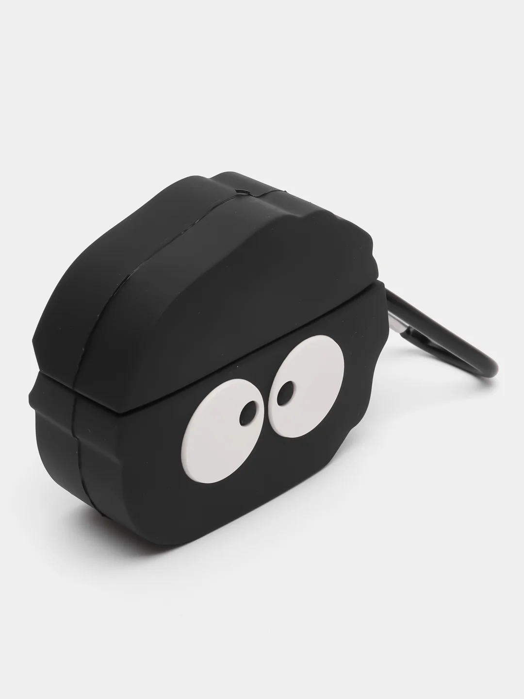 Черный чехол для беспроводных наушников AirPods Pro 2 / AirPods Pro (Аирподс), силиконовый