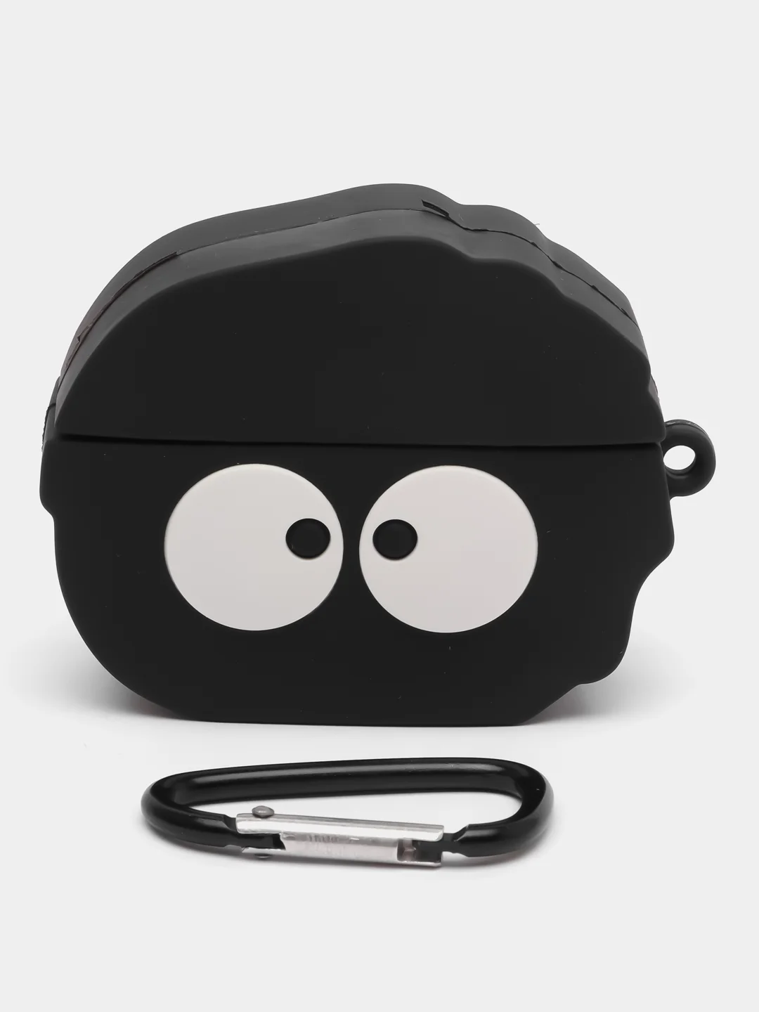 Черный чехол для беспроводных наушников AirPods Pro 2 / AirPods Pro (Аирподс), силиконовый