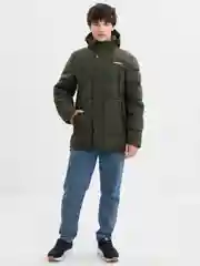 Зелёный хаки куртка мужская, подростковая, зимняя, весна-осень утепленная