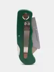 Зеленый складной строительный, канцелярский, трапециевидный нож