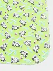 Лесной зеленый детские пеленки для новорожденных ,футер теплые с начесом размер 80 на 100 см