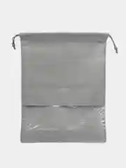 Серый мешок для обуви