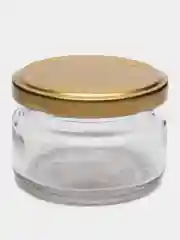 Банка для свечей с крышкой, стеклянная