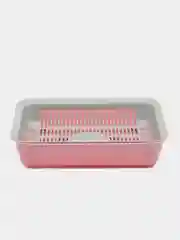 Конфетный лоток для кошек розовый с сеткой, 34 х 25,5 х 7