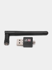 Беспроводной WI-FI USB адаптер с антенной 300Мбит/сек