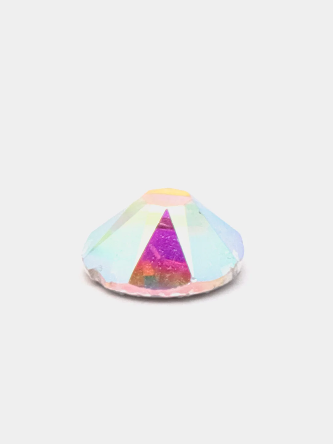 Стразы стеклянные Crystal AB, горячей фиксации