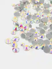Стразы стеклянные Crystal AB, горячей фиксации