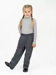 Тёмно-розовый брюки детские на флисе, осень Arctic kids