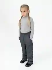 Тёмно-розовый брюки детские на флисе, осень Arctic kids