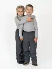 Тёмно-розовый брюки детские на флисе, осень Arctic kids