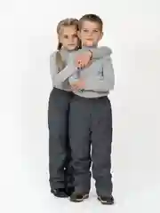 Тёмно-розовый брюки детские на флисе, осень Arctic kids