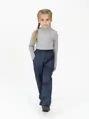 Тёмно-розовый брюки детские на флисе, осень Arctic kids