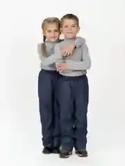Тёмно-розовый брюки детские на флисе, осень Arctic kids