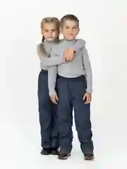Тёмно-розовый брюки детские на флисе, осень Arctic kids