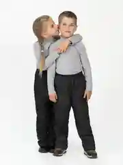 Тёмно-розовый брюки детские на флисе, осень Arctic kids