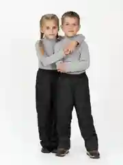 Тёмно-розовый брюки детские на флисе, осень Arctic kids