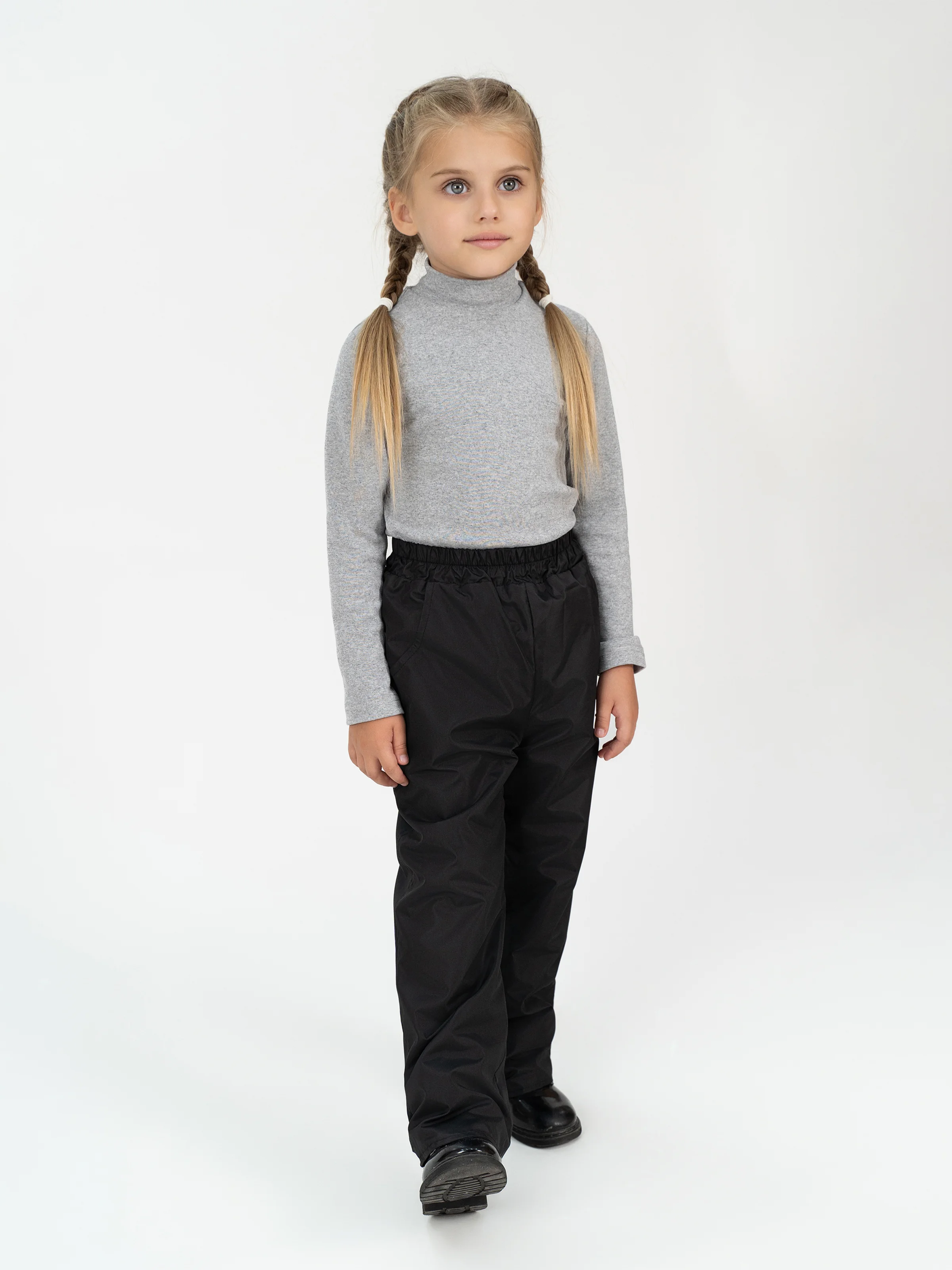 Тёмно-розовый брюки детские на флисе, осень Arctic kids